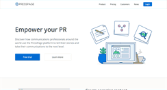 Desktop Screenshot of presspage.com